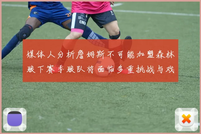 媒体人分析詹姆斯不可能加盟森林狼下赛季狼队将面临多重挑战与戏剧性事件